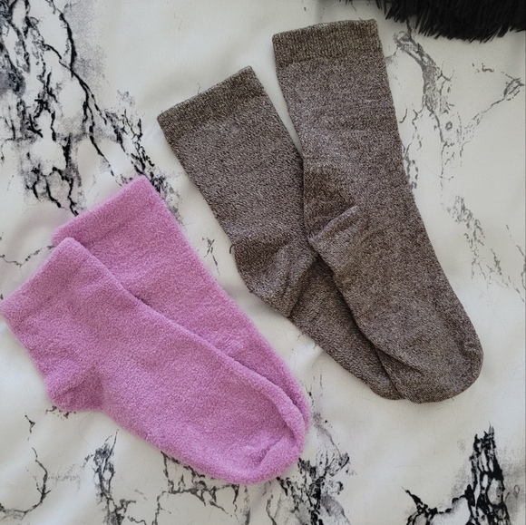Accessories - 2 Pair of Cozy Socks Bundle​